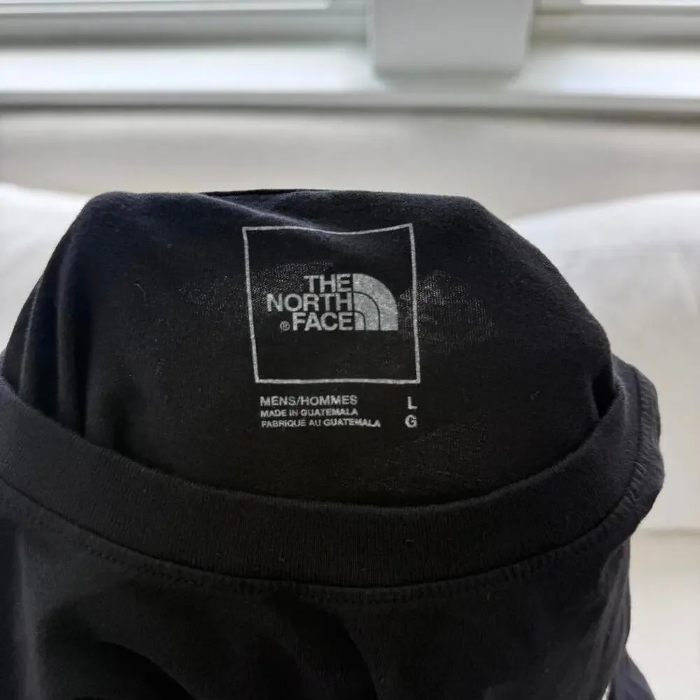 The north face black longsleve t
